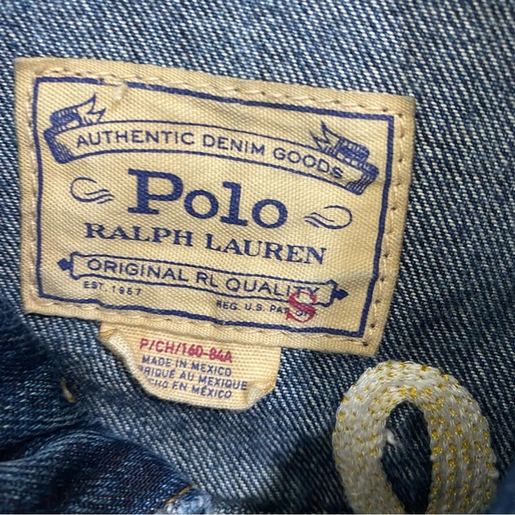 Polo Ralph‎ Lauren Denim Jean Jacket Blue Size Small - Picture 4 of 7